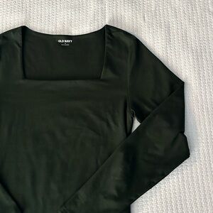 Old Navy Women's Scoop Neck Long Sleeve Bodysuit